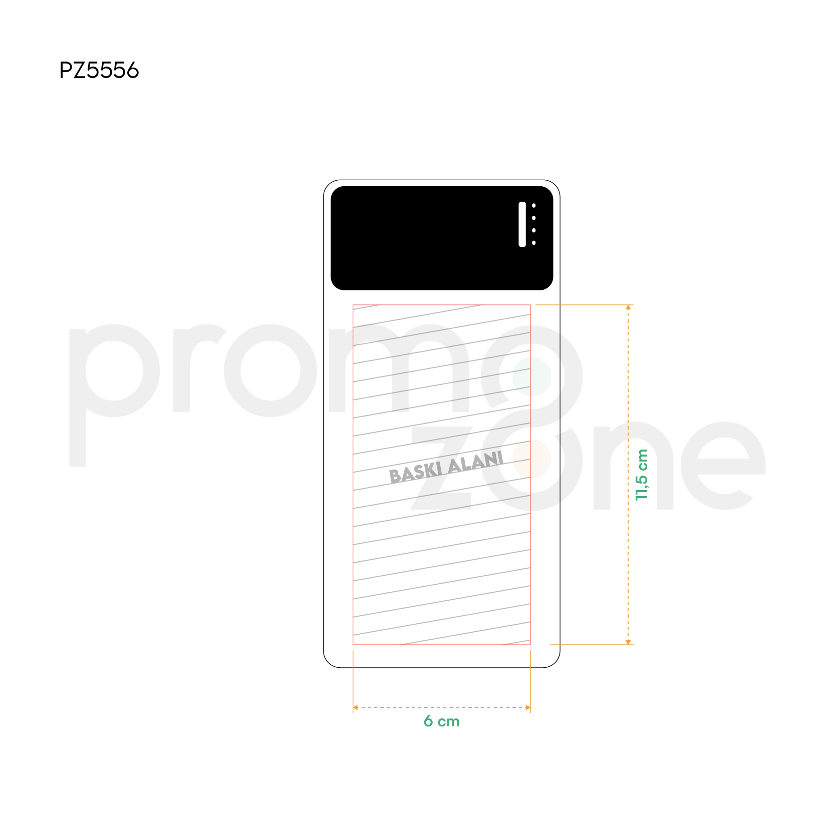 30.000 mAh Dijital Ekranlı Powerbank Promozone