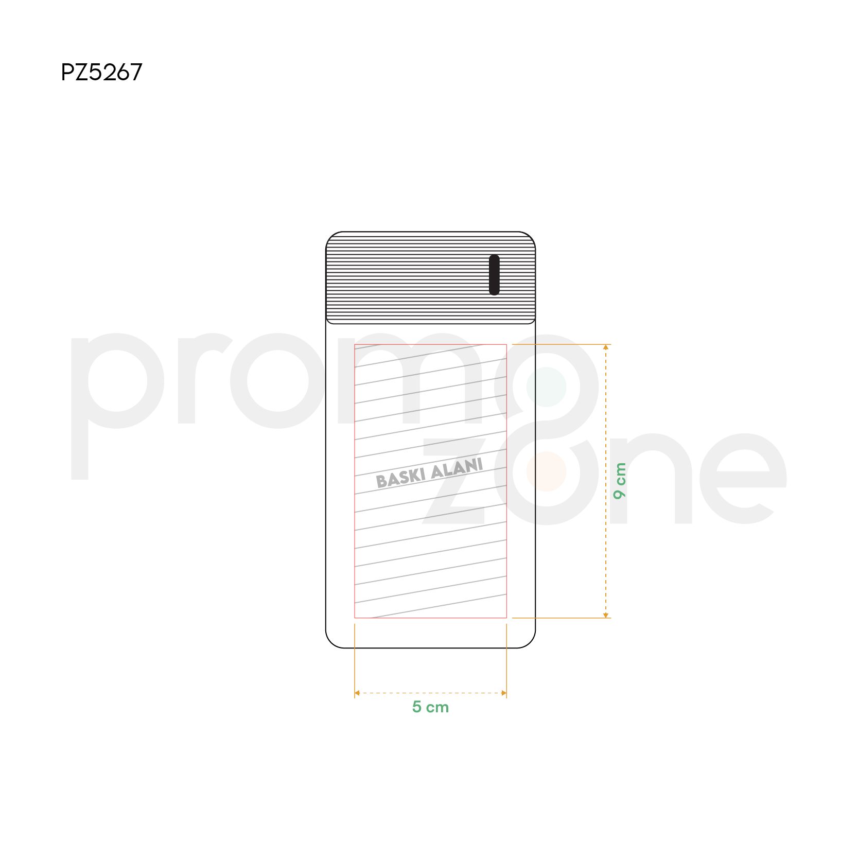 10000 mAh Led Güç Göstergeli Powerbank Promozone