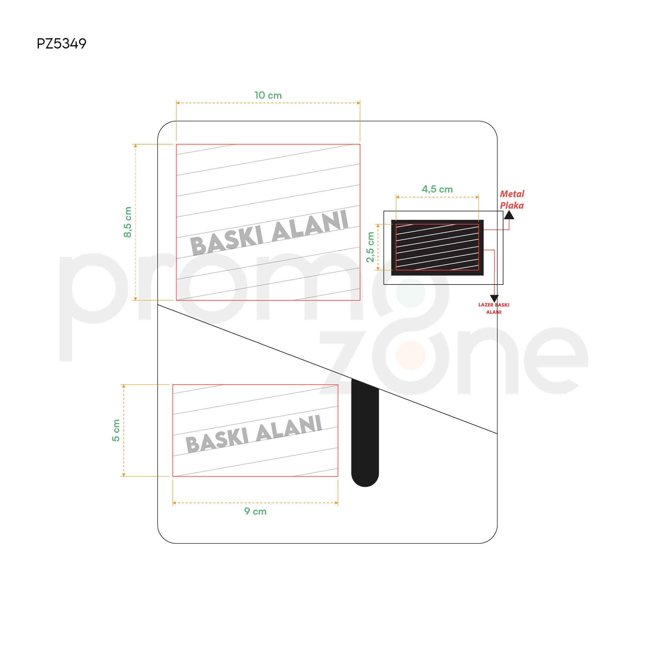 5000 mAh Kapasiteli Wireless Özellikli 16GB USB Bellekli Organizer Powerbank Promozone