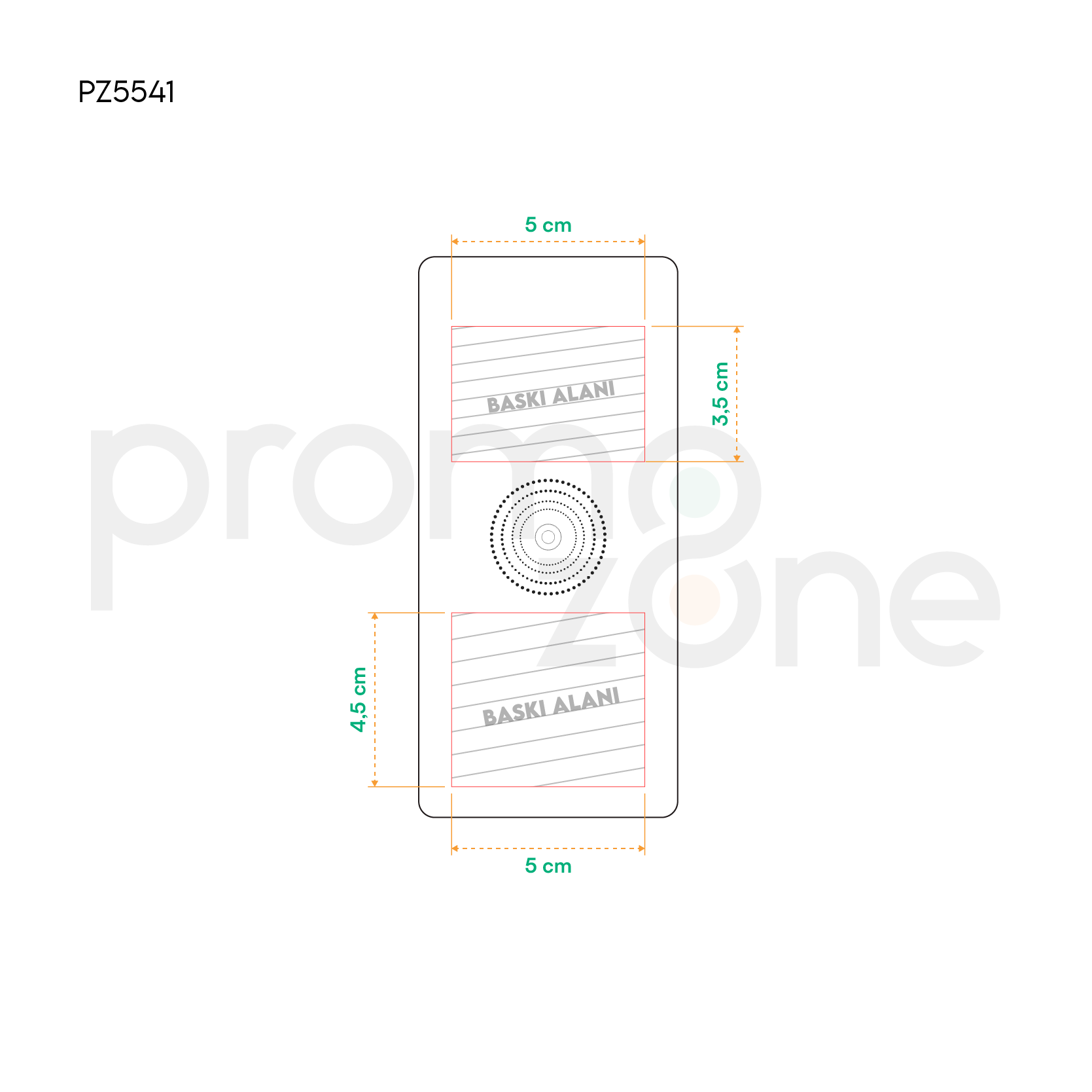 Dahili Kablolu Powerbank 20000 mAh Promozone