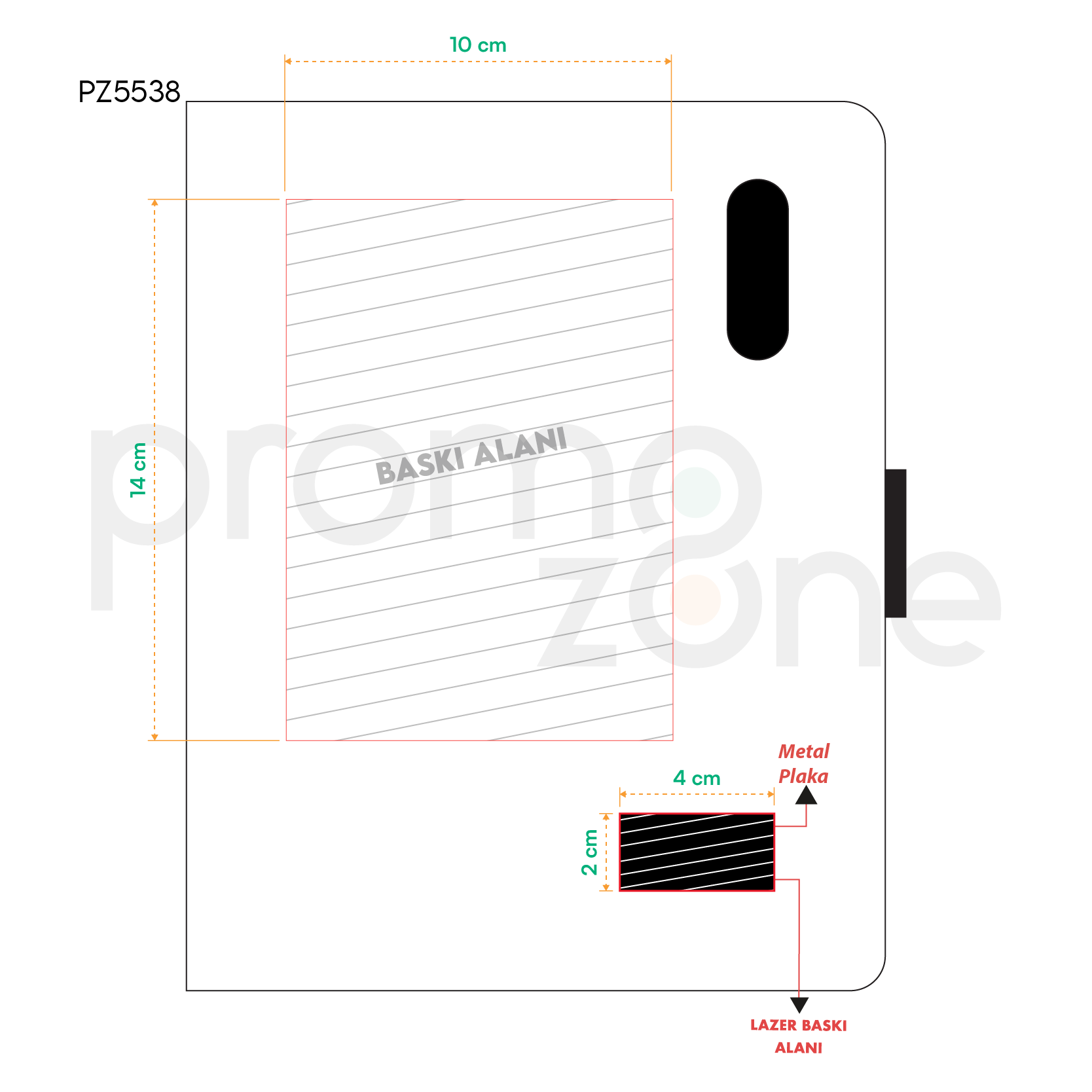5000 mAh Organizer Powerbank (Wireless) Promozone