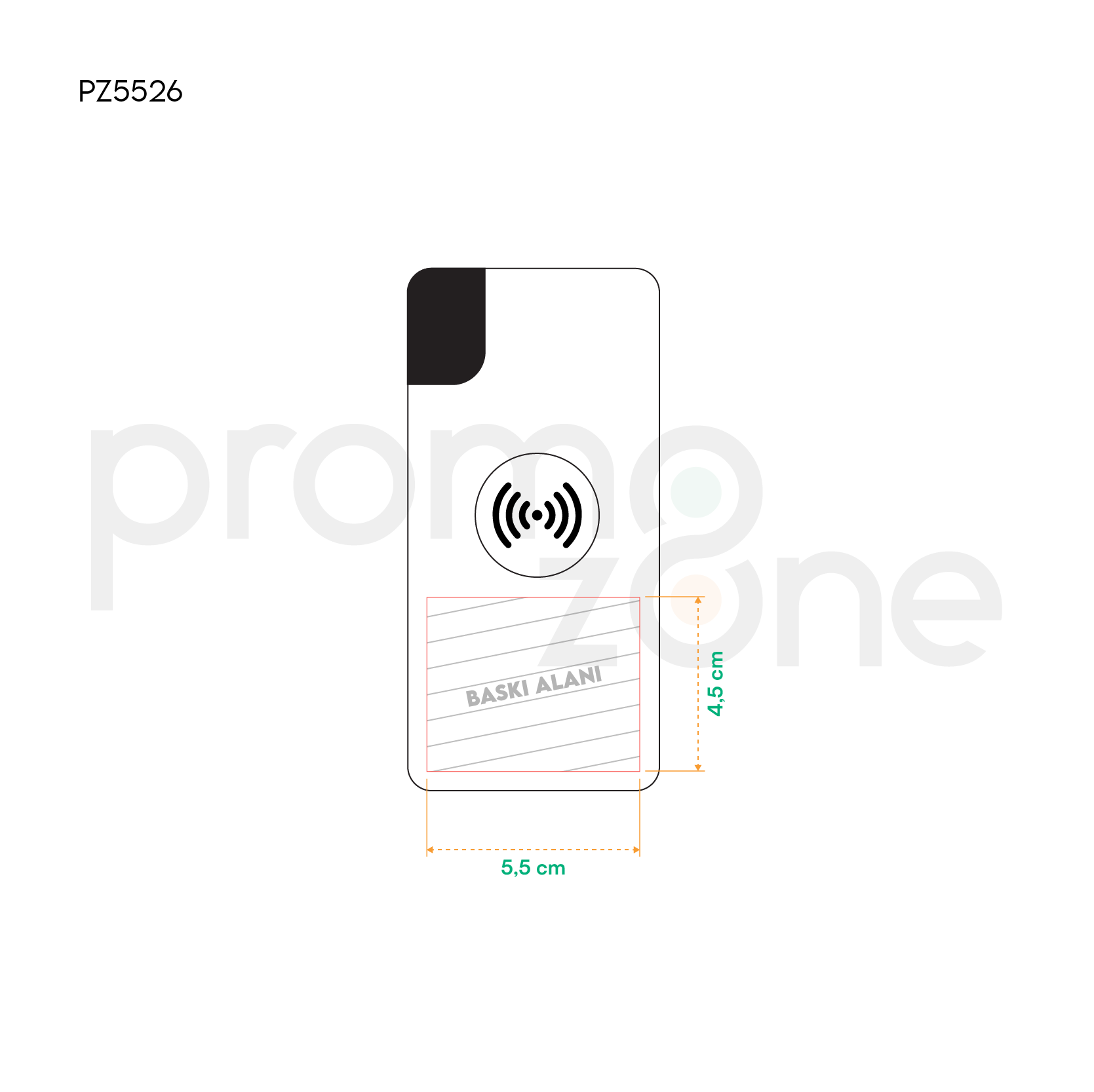 Wireless Mobil Şarj Cihazı 10000 mAh Promozone