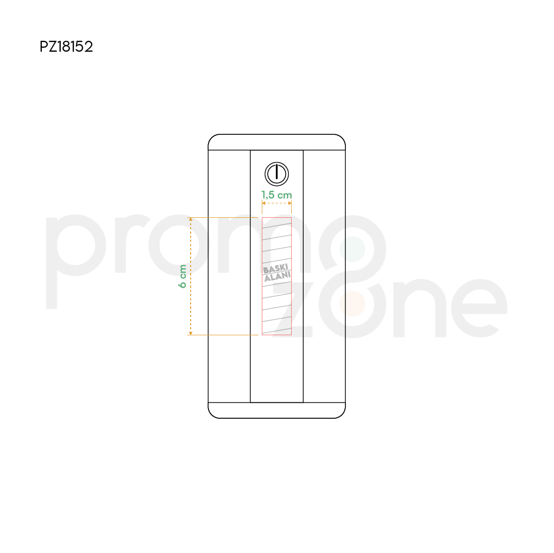 10.000 mAh Wireless Mobil Şarj Cihazı Promozone