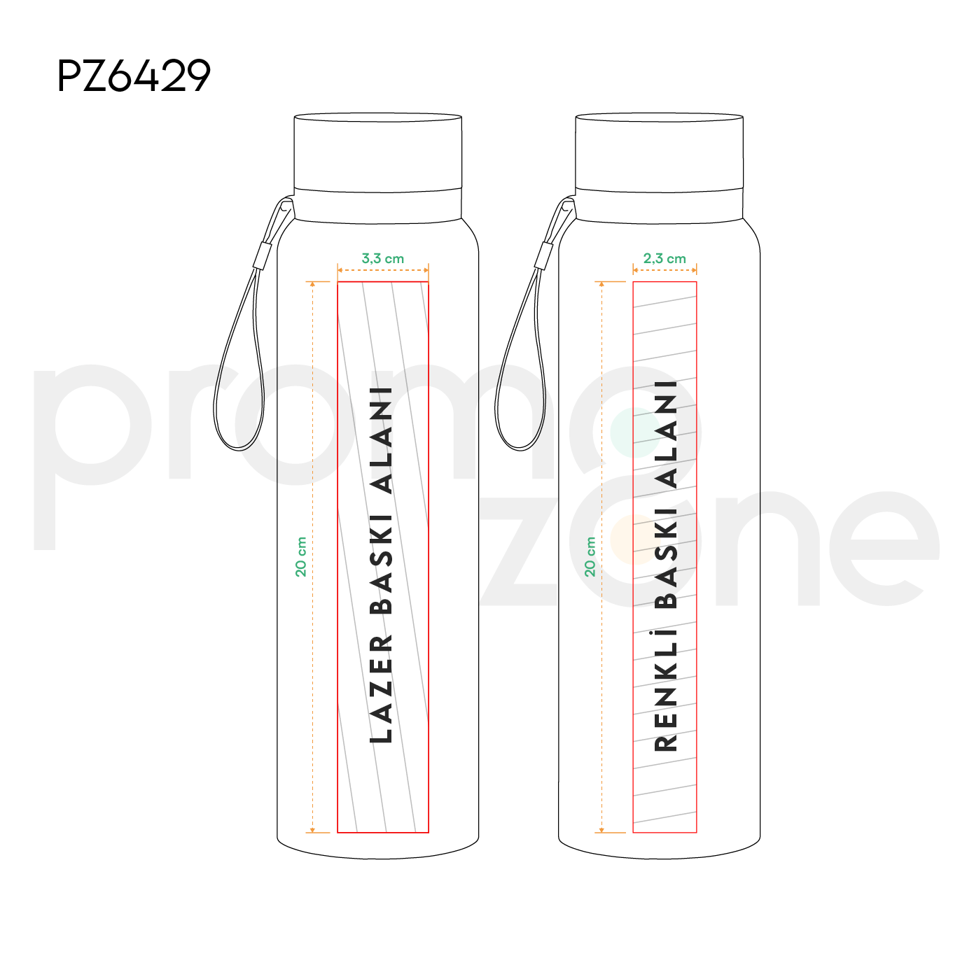 1000 ml Dijital Isı Göstergeli Paslanmaz Çelik Termos Promozone