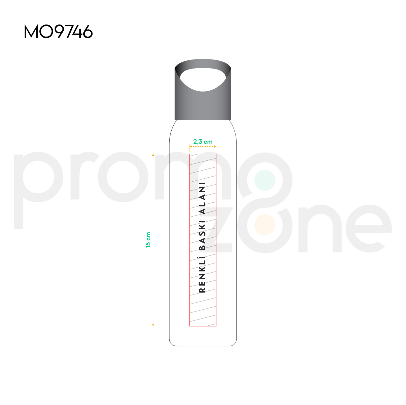 470ml Cam Su Şişesi Promozone