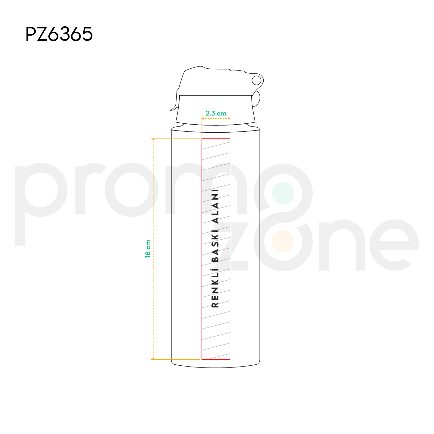 800 ML Detoks Filtreli Plastik Su Şişesi Promozone