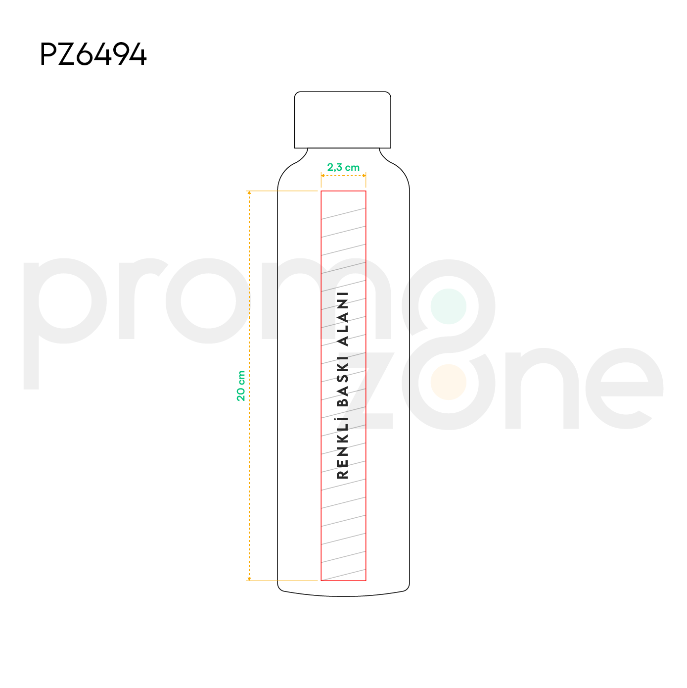 750 ml Bambu Kapaklı Borosilikat Cam Matara Promozone