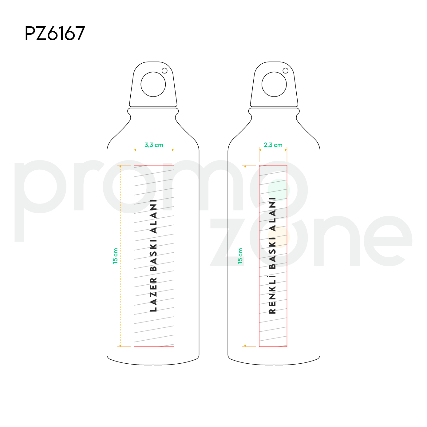 750 ml Metal Kaplama Termos Promozone