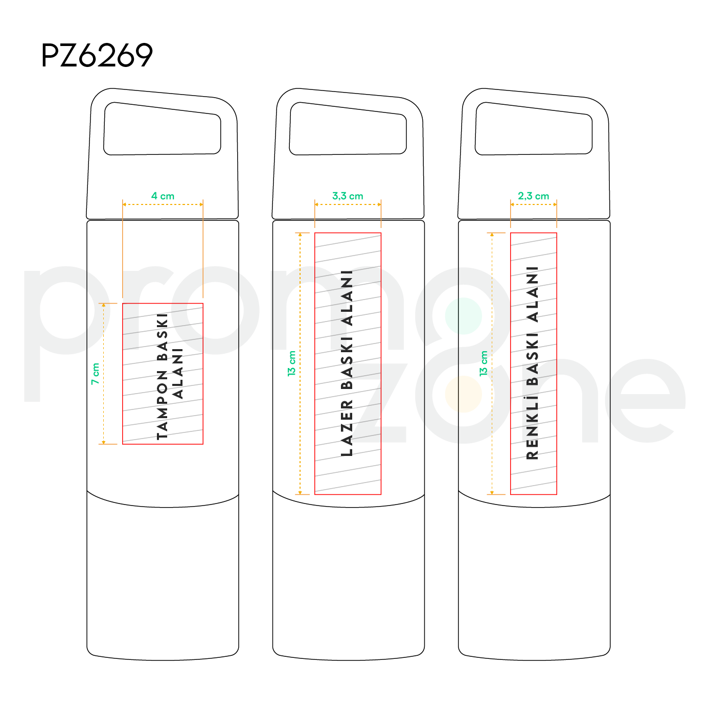 540 ML Bambu Termos Promozone