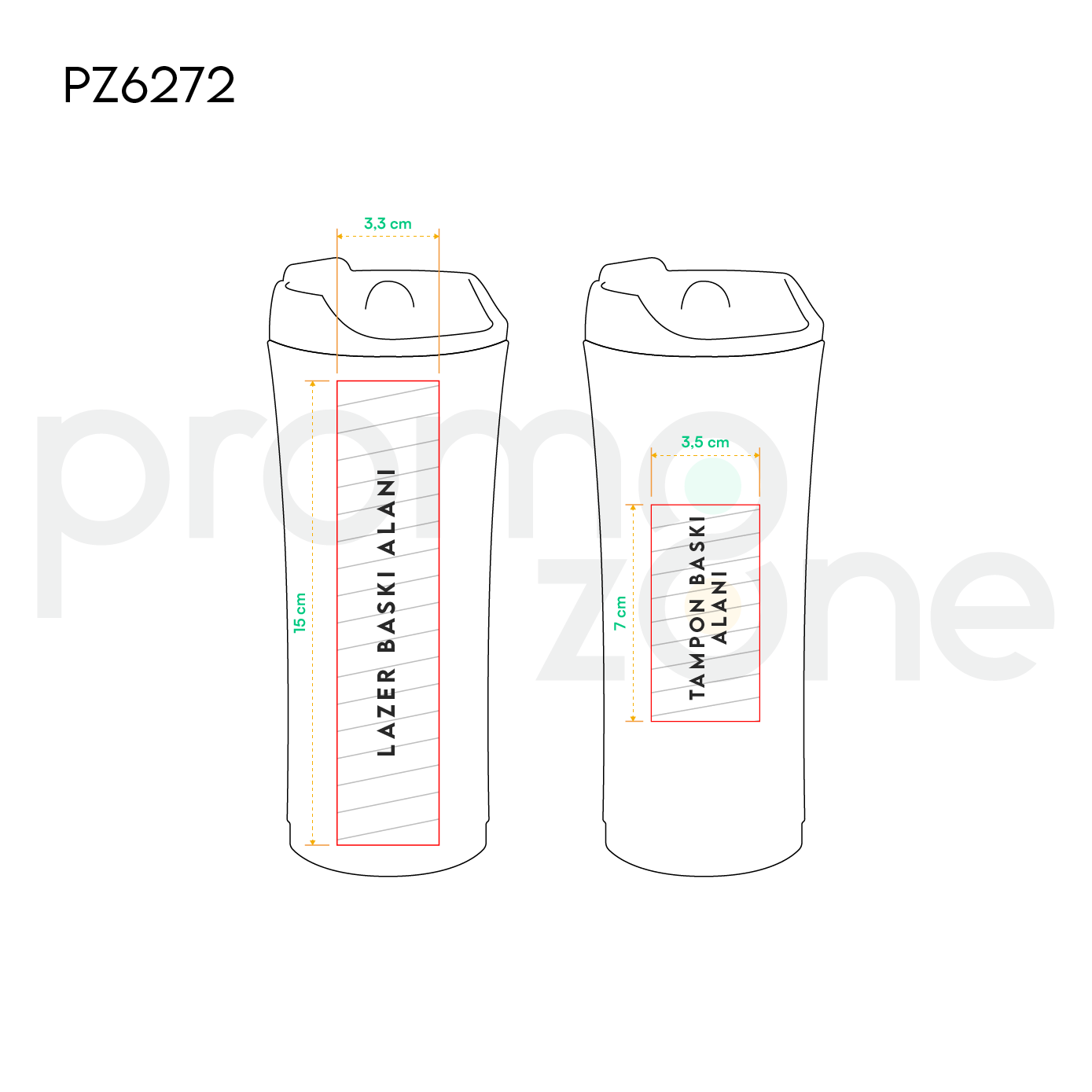 500 ML French Press Termos Promozone