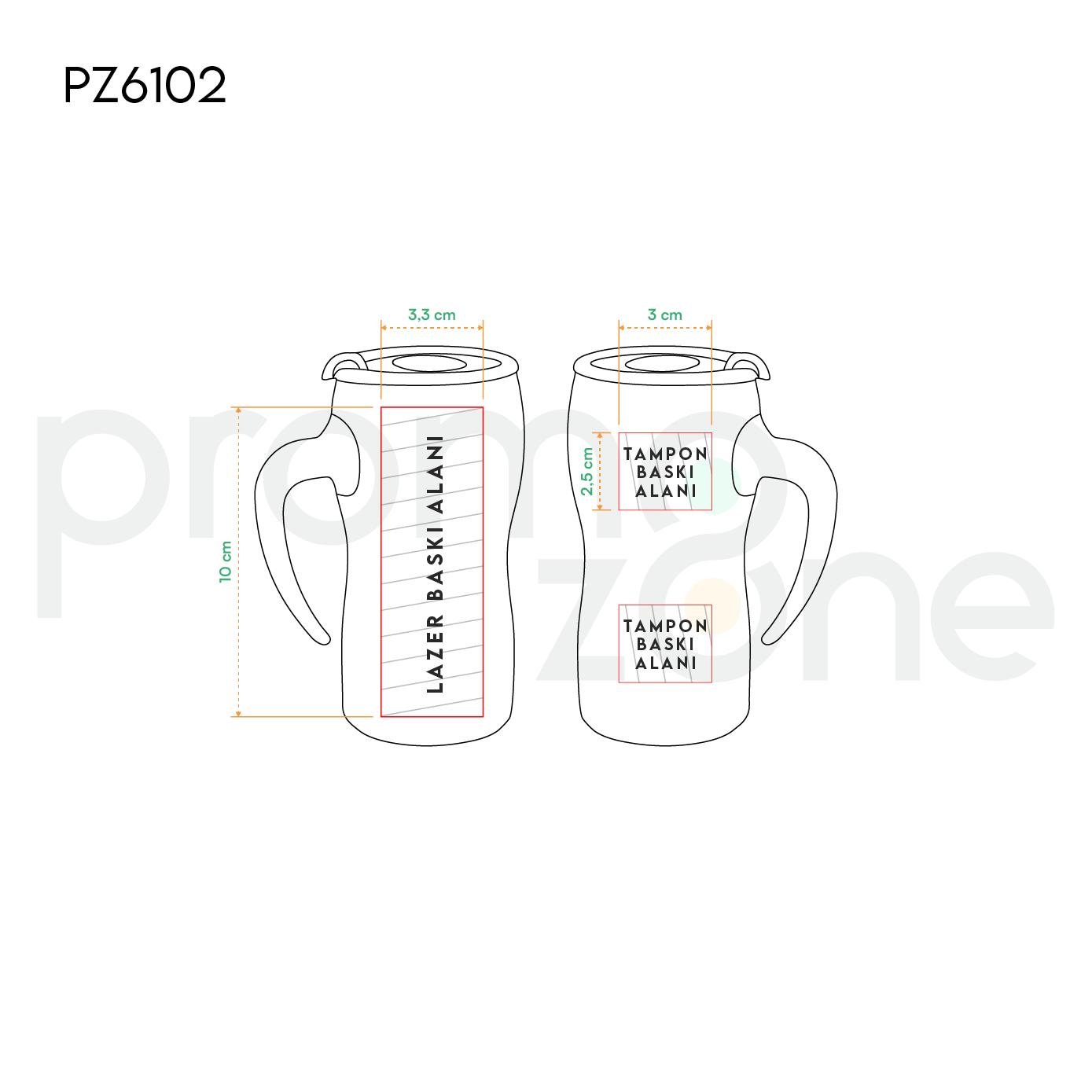 250ml Bardak Termos Promozone