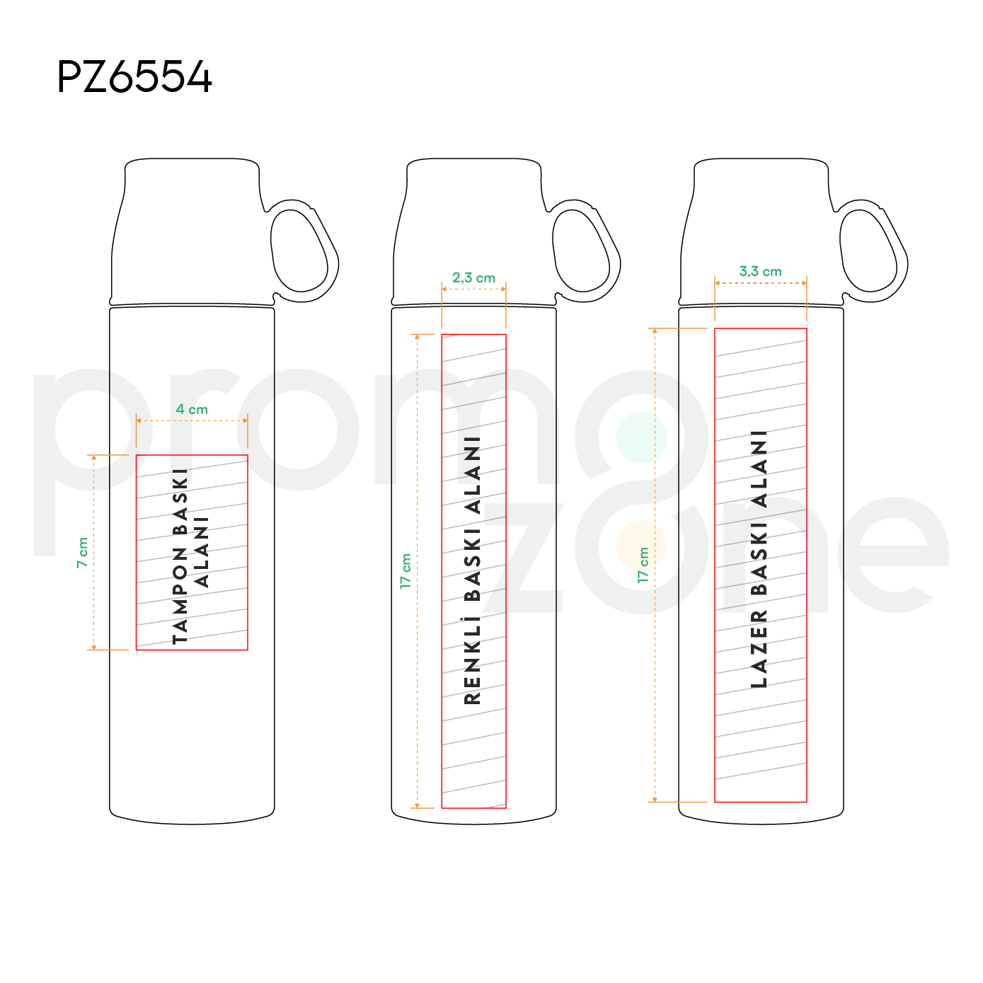 Bardak Kapaklı Termos 500 ml Promozone