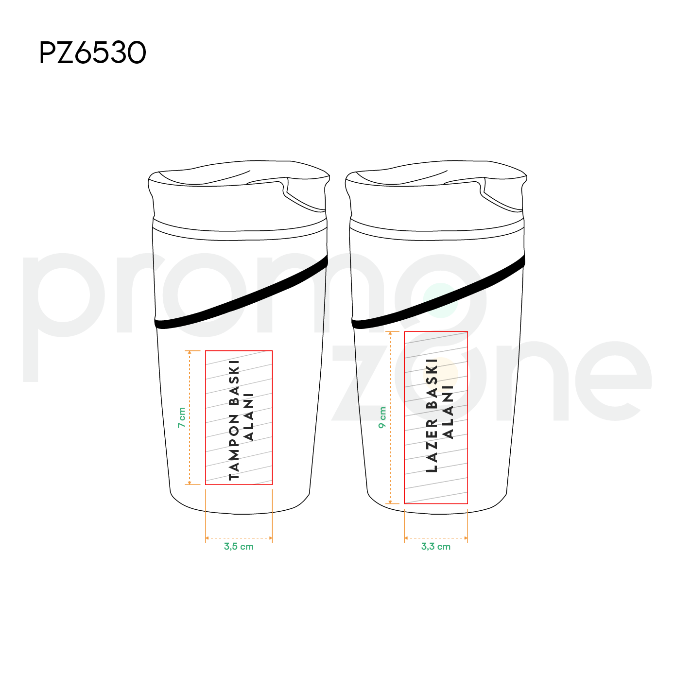 Devrilmez Termos ( 350 ml ) Promozone