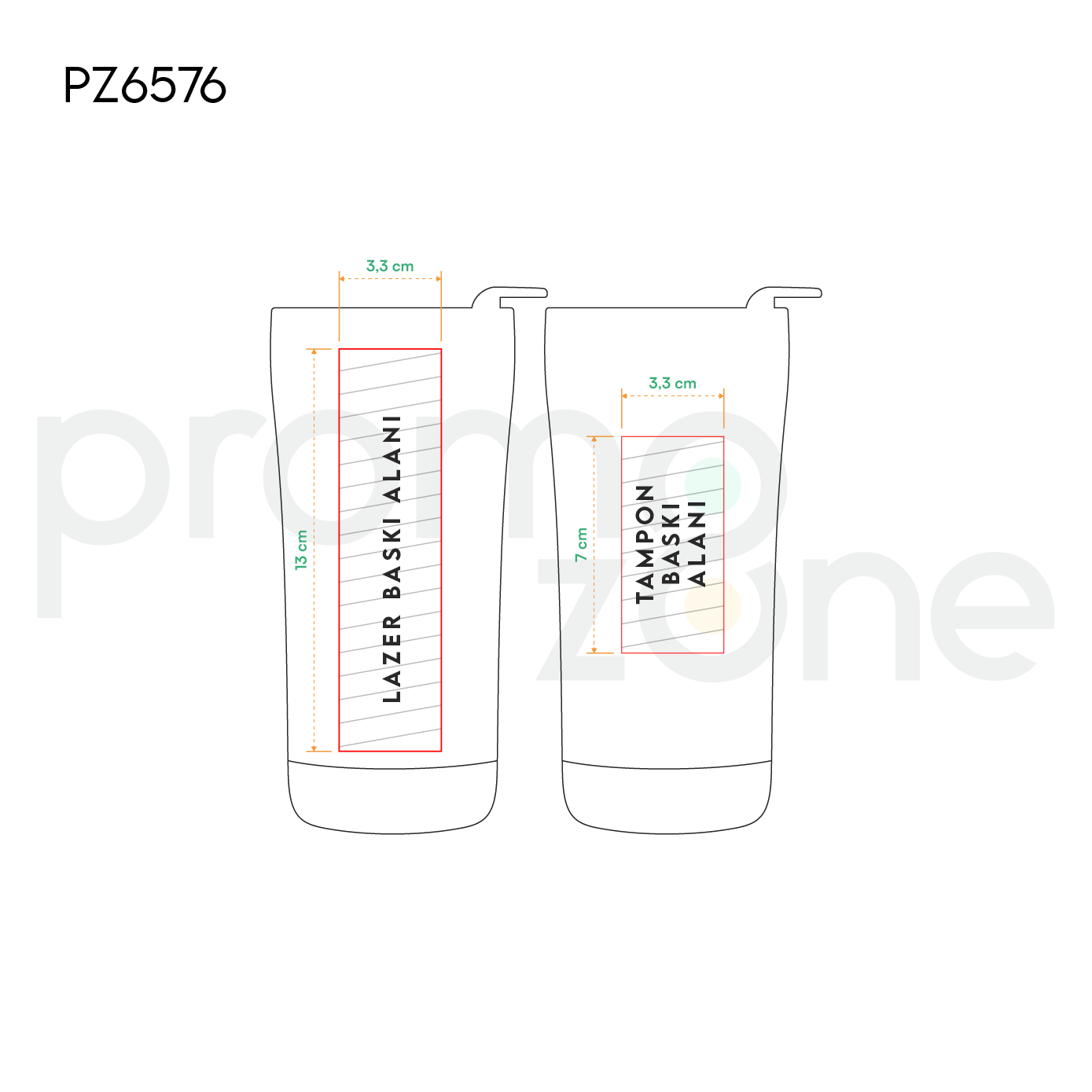 Mantar Termos Bardak 480 Ml Promozone