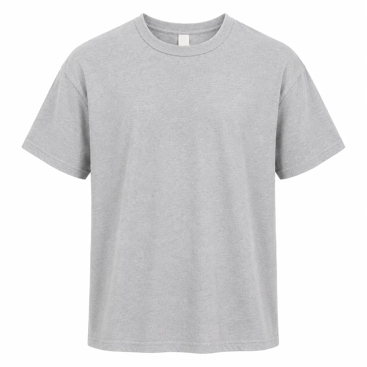 150 GSM EKONOMİK Gri Renk %80 Pamuk %20 Polyester Unisex Tişört – Tüp Kumaş Promozone