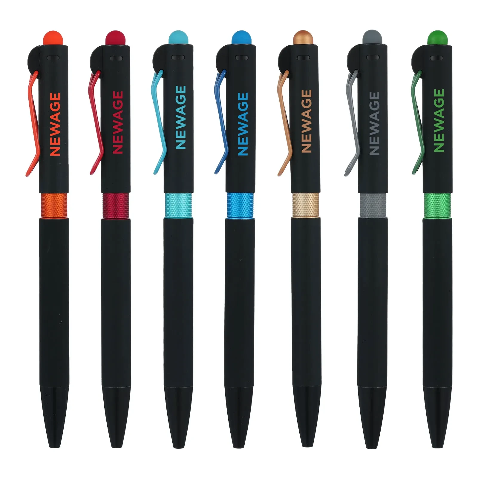 Touchpen Metal Kalem – Lazer Kazımalı Renkli Logo Özellikli