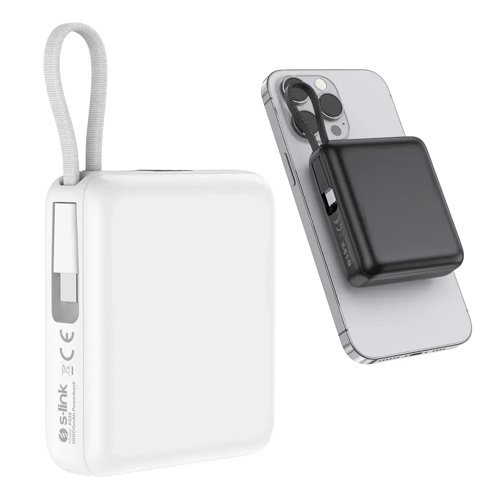 S-link P335 10000mAh PD35W+QC30W-HSC22,5W LCD Taşınabilir Pil Şarj Cihazı Powerbank