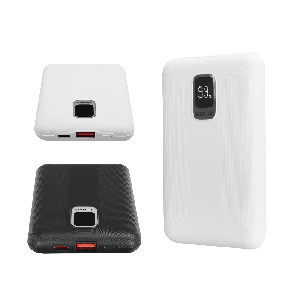 S-link G110 10000mAh PD20W+QC18W+HSC22.5W Siyah LCD Taşınabilir Pil Şarj Cihazı Powerbank