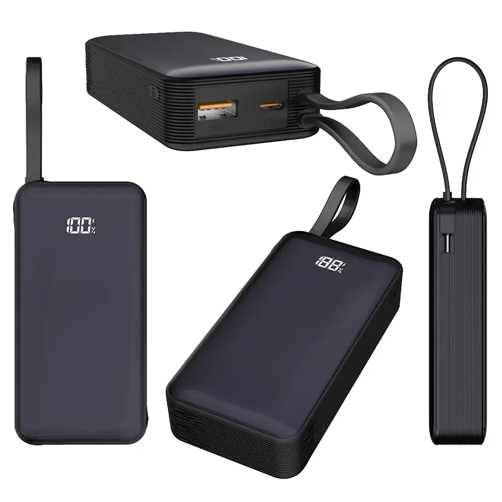 S-link G350 10000mAh PD35W+QC30W-HSC22,5W LCD Taşınabilir Pil Şarj Cihazı Powerbank