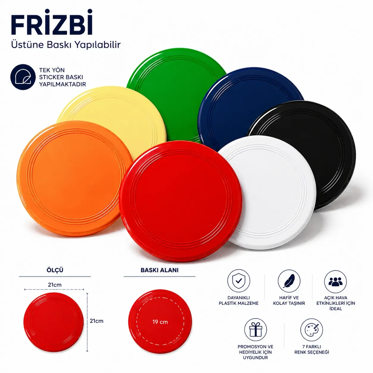 Promosyon Logo Baskılı Frizbi Promozone