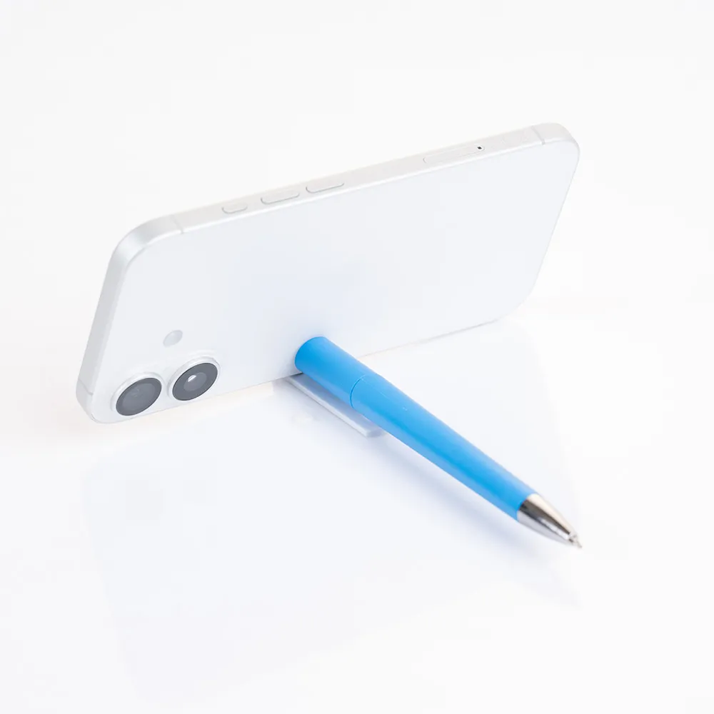 Telefon Standlı Basmalı Plastik Tükenmez Kalem Promozone