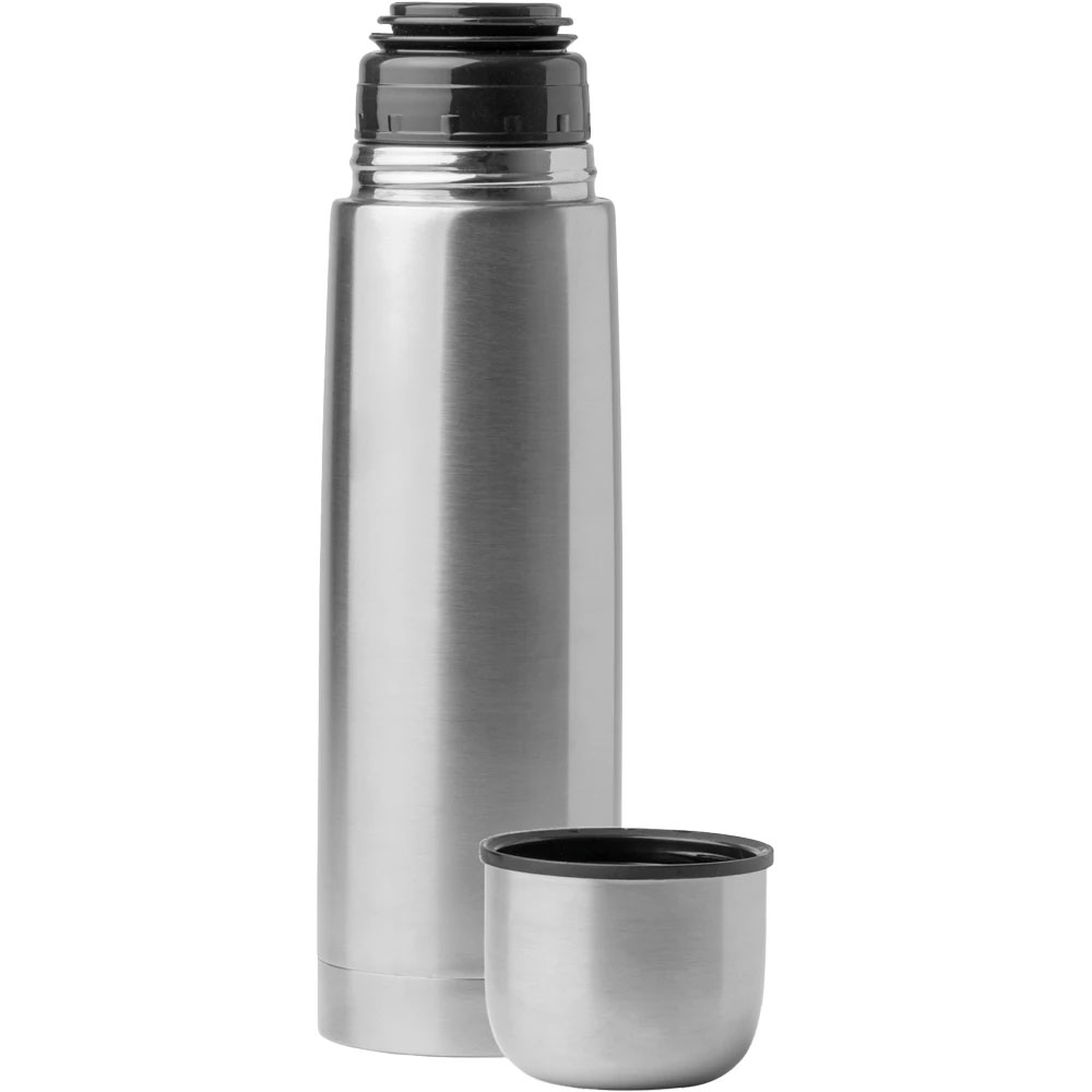 500 ml Bardaklı ve Deri Kılıflı Termos Promozone