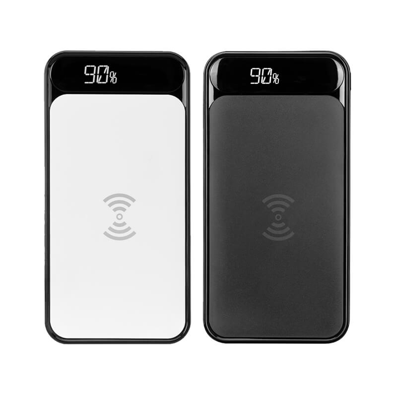 S-link IP-217W 10000mAh Powerbank 2 Usb Port Kablosuz Taşınabilir Pil Şarj Cihazı Promozone
