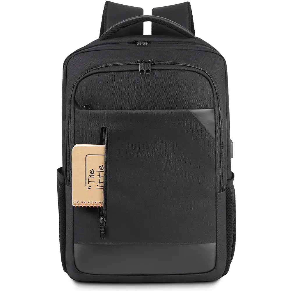 Stoklu Özel Üretim Laptop Bölmeli USB Şarj Girişli Promosyon Sırt Çantası Promozone