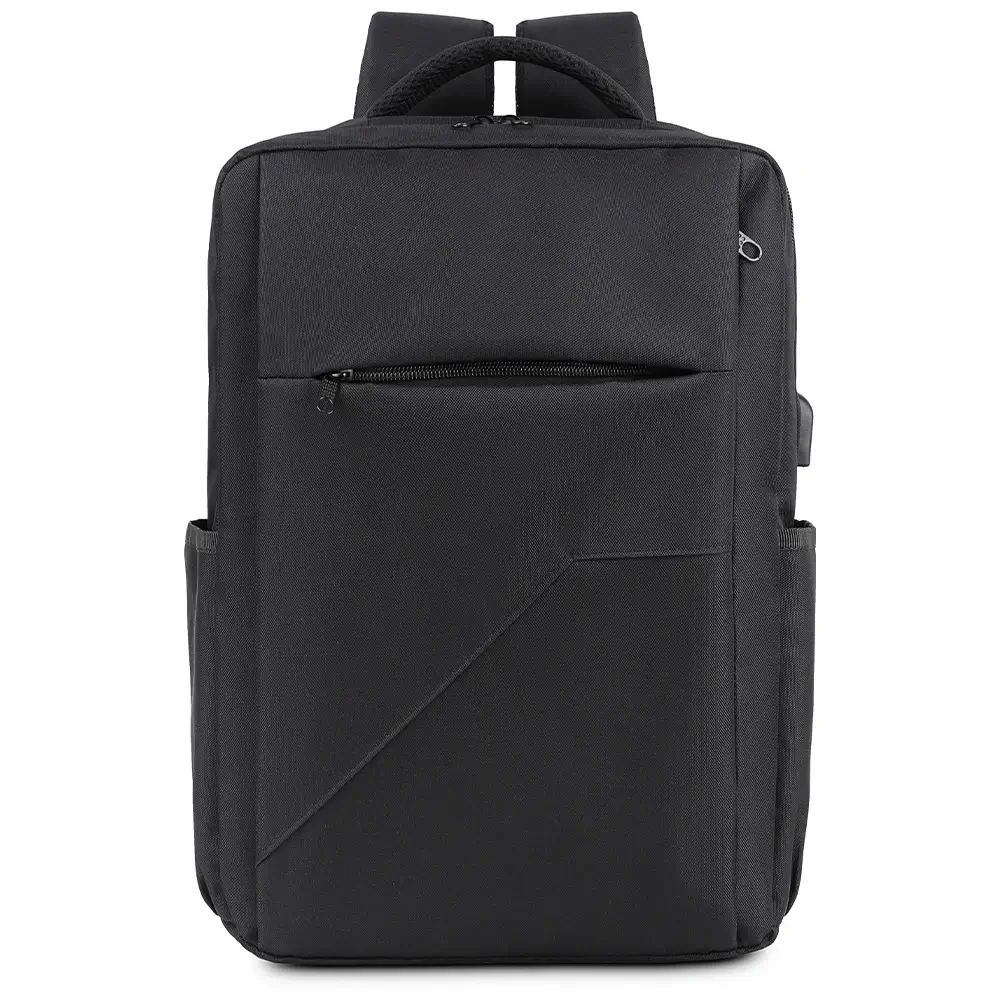 Stoklu Özel Üretim Laptop Bölmeli USB Şarj Girişli Promosyon Sırt Çantası Promozone