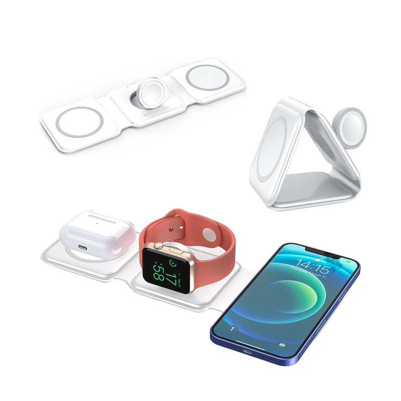 Katlanır Çoklu Kablosuz Wireless Şarj Standı Promozone
