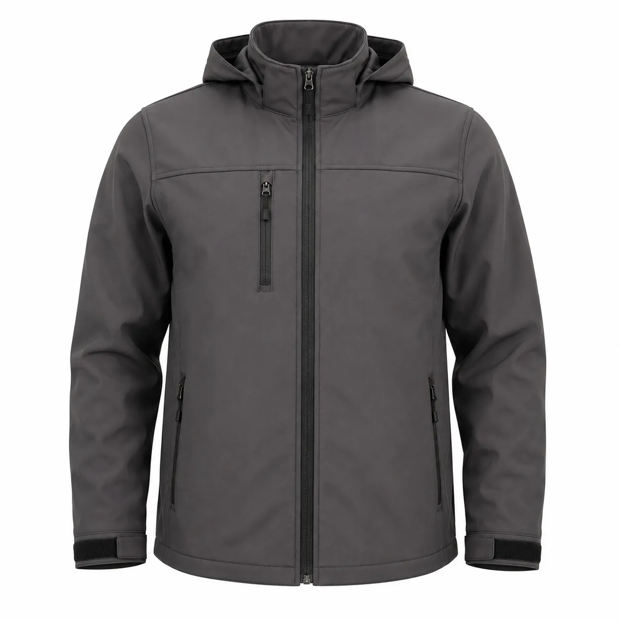 Kapüşonlu Softshell Mont – Rüzgar ve Su İtici Özellikli, Logo Baskıya Uygun Promozone