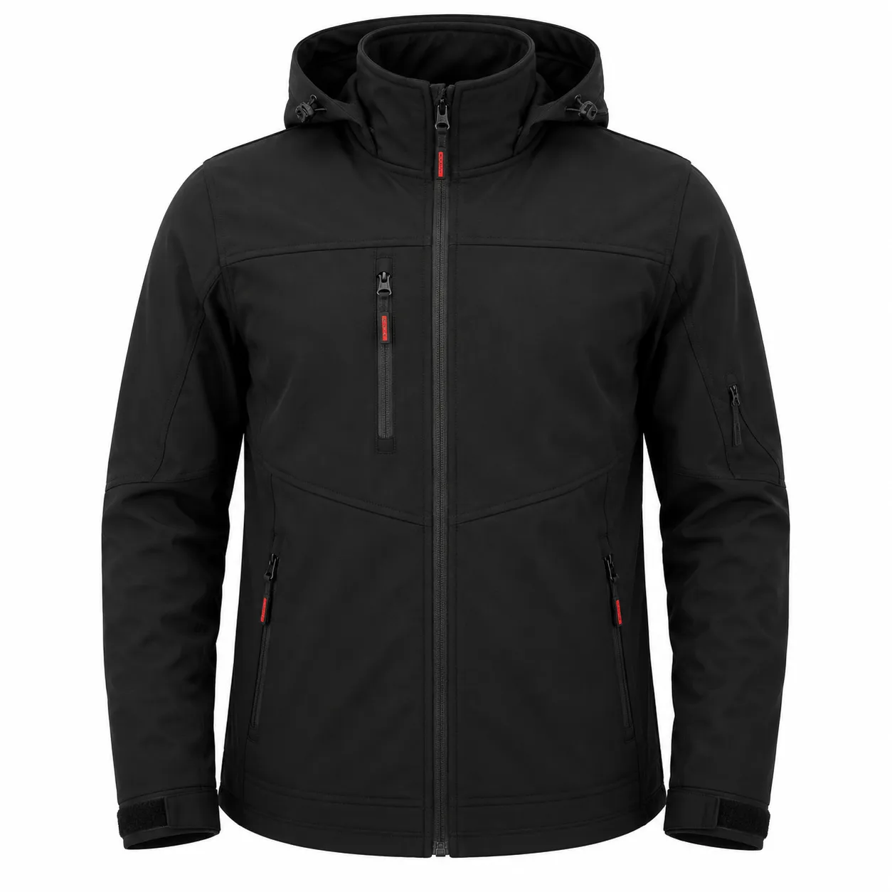 Kapüşonlu Softshell Mont – Rüzgar ve Su İtici Özellikli, Logo Baskıya Uygun Promozone