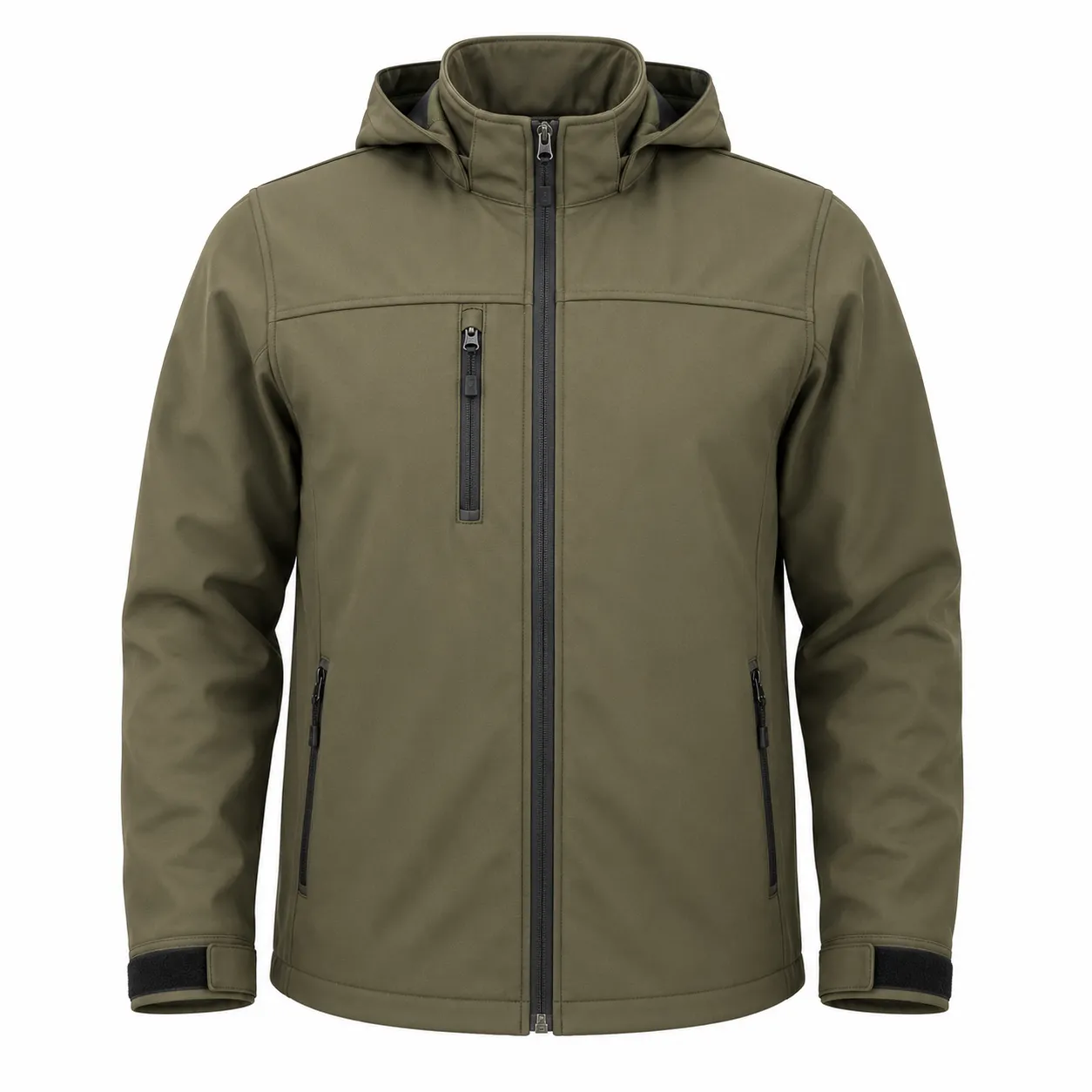 Kapüşonlu Softshell Mont – Rüzgar ve Su İtici Özellikli, Logo Baskıya Uygun Promozone