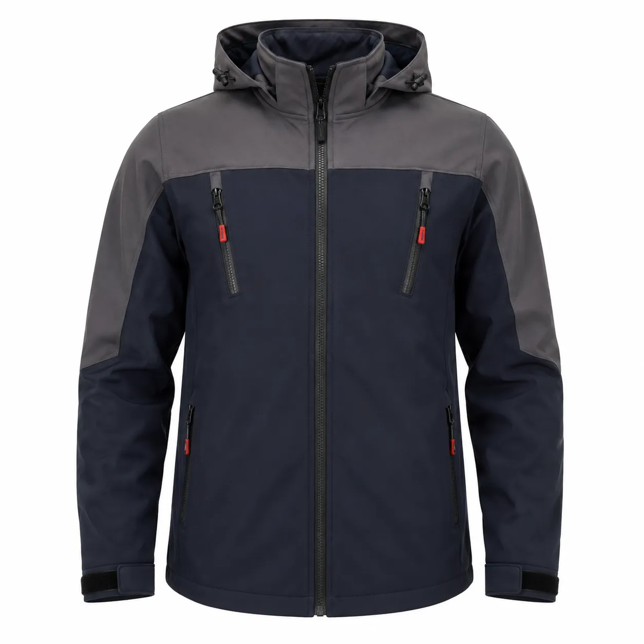 Kapüşonlu Softshell Mont – Rüzgar ve Su İtici Özellikli, Logo Baskıya Uygun Promozone