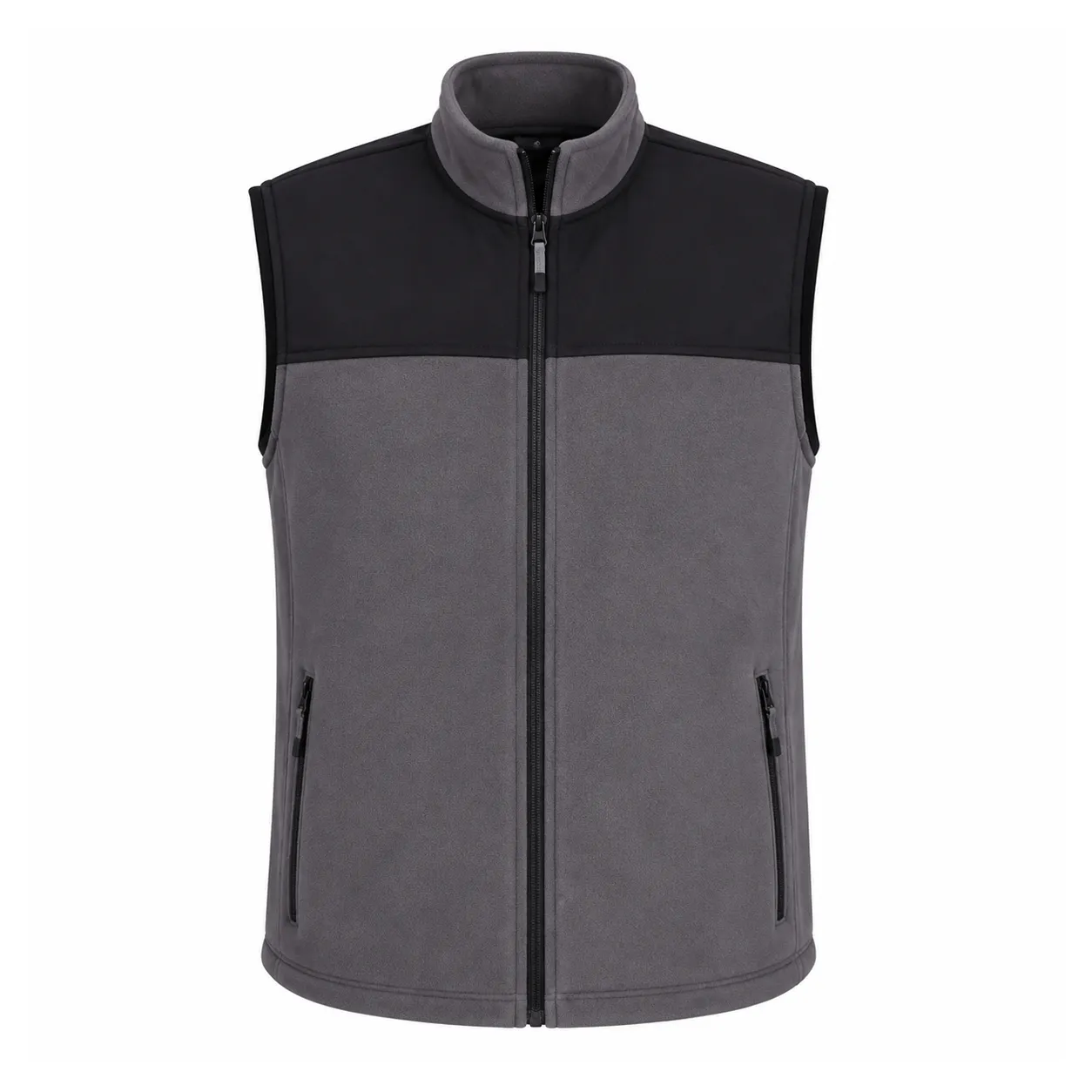 Softshell Detaylı Çift Kumaş Polar Yelek Promozone