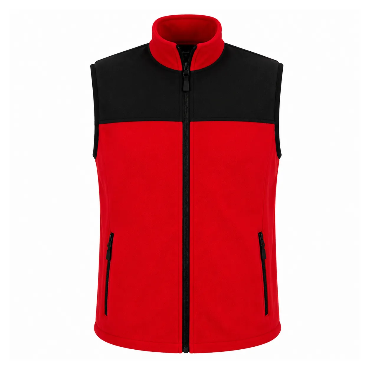 Softshell Detaylı Çift Kumaş Polar Yelek Promozone