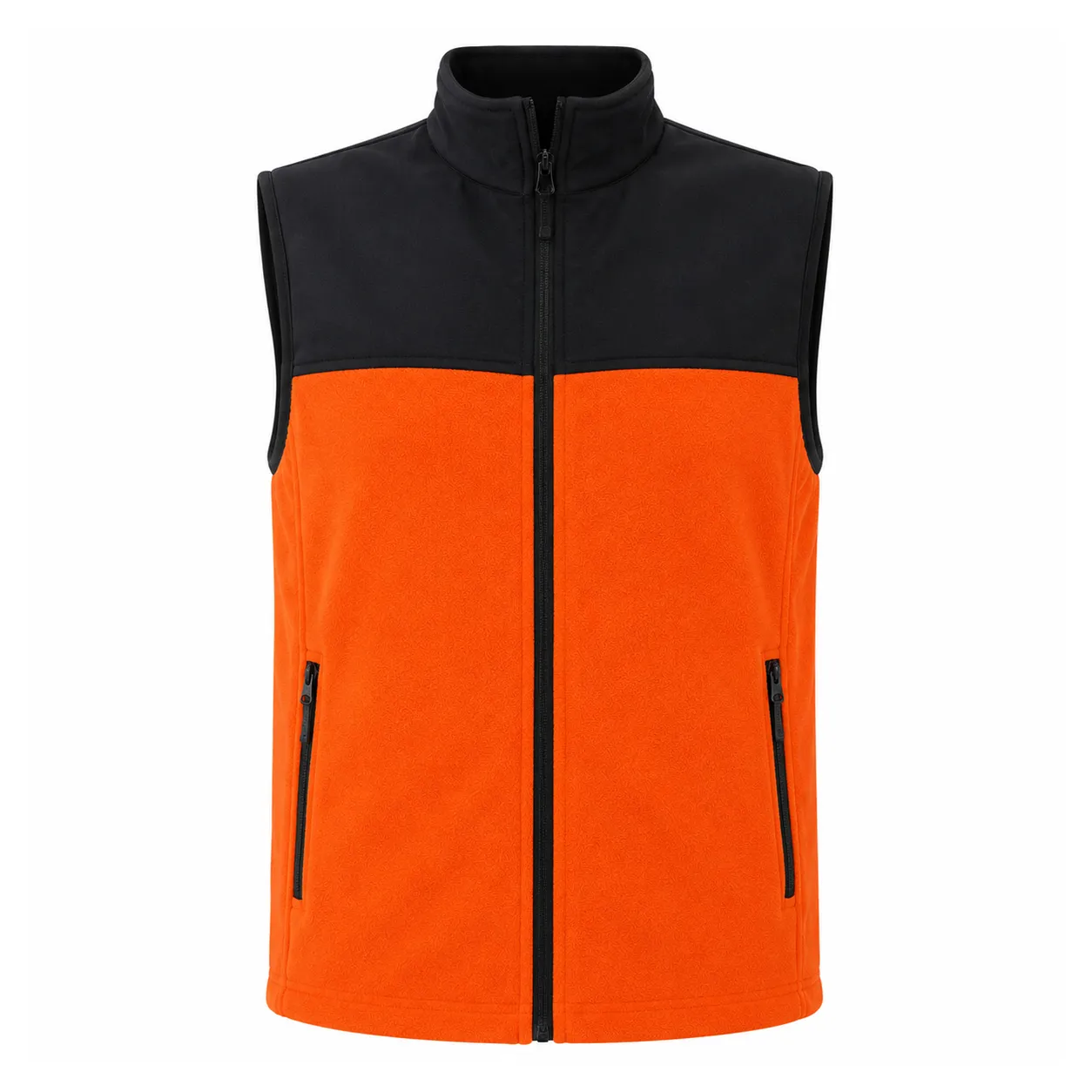 Softshell Detaylı Çift Kumaş Polar Yelek Promozone