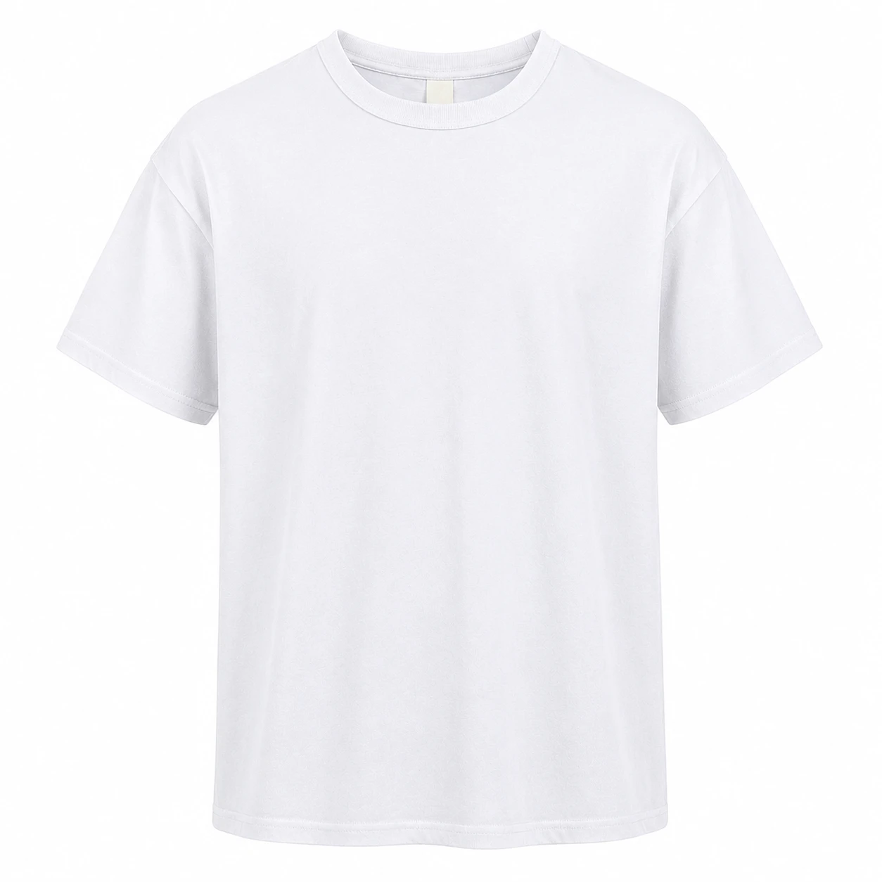 150 GSM EKONOMİK Beyaz Renk %80 Pamuk %20 Polyester Unisex Tişört – Tüp Kumaş