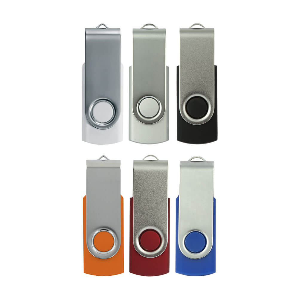 128 GB Döner Metal Başlıklı USB Bellek Promozone