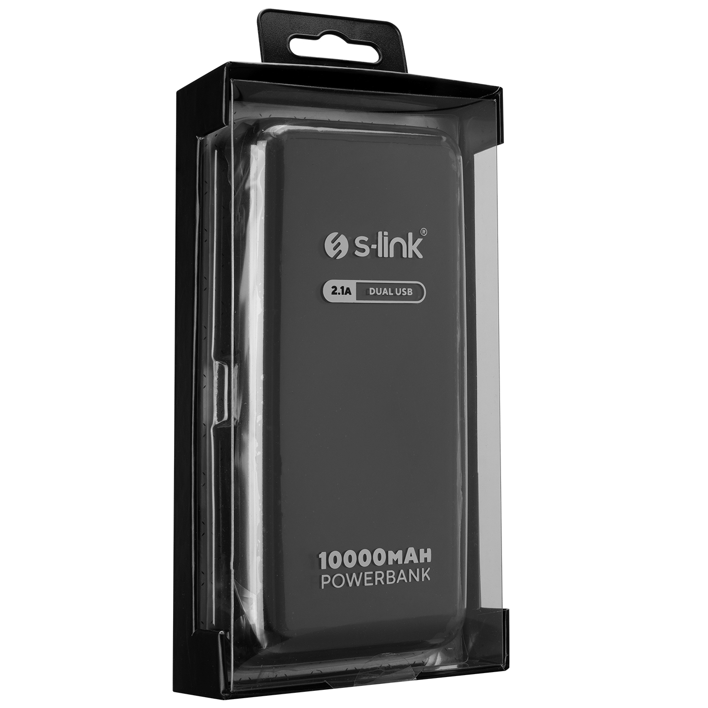 S-link IP-G13K 10000mAh 2*USB Port+Micro+USB Girişli Siyah LCD Göstergeli Taşınabilir Pil Şarj Cihazı Promozone