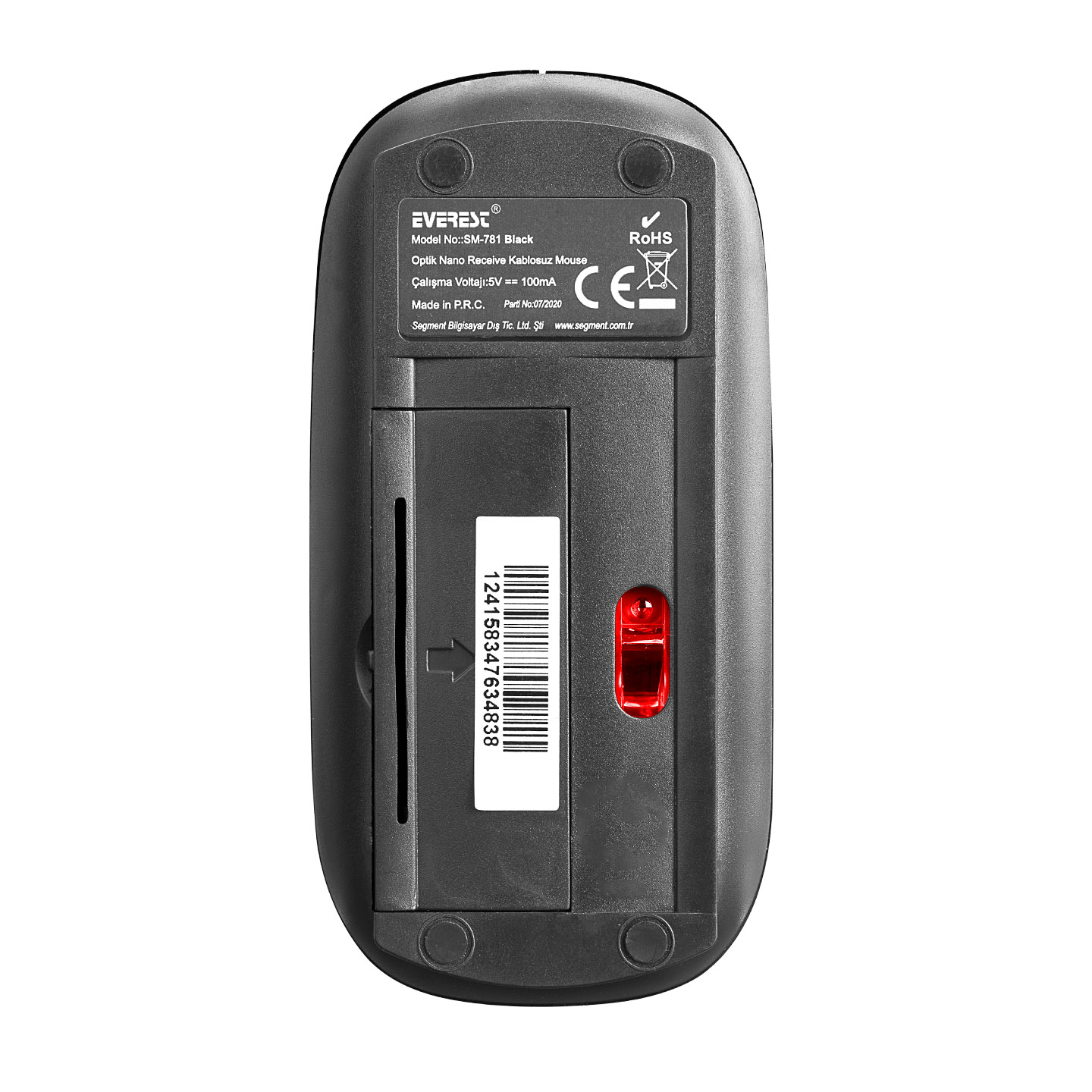 Everest SM-781 Optik Nano Receive Kablosuz Mouse Promozone