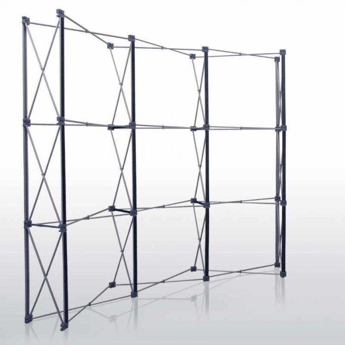2 Panel Oval Örümcek Stand 300x200 Promozone