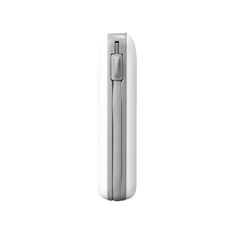 S-link P102 10000mAh All in One Dahili Kablolu 10W Hızlı Şarj 2 USB+Type-C+Micro+Lightning Girişli Led Ekranlı Taşınabilir Powerbank Promozone