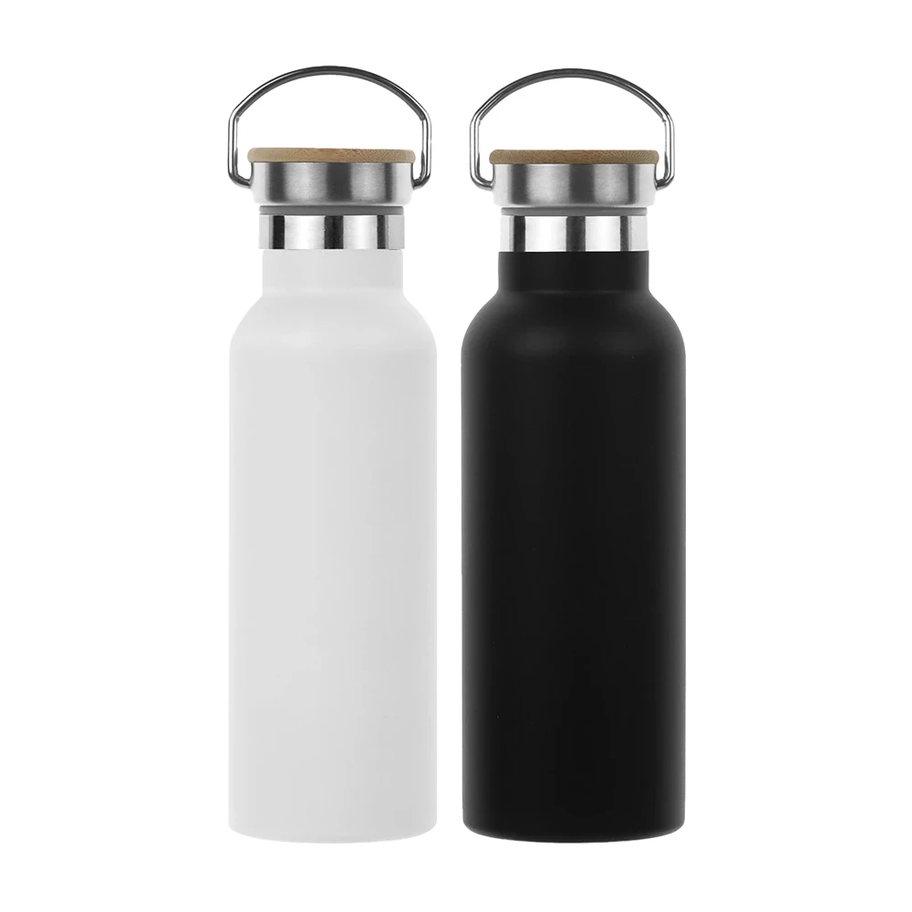 500 ml Bambu Kapaklı Paslanmaz Çelik Termos Promozone