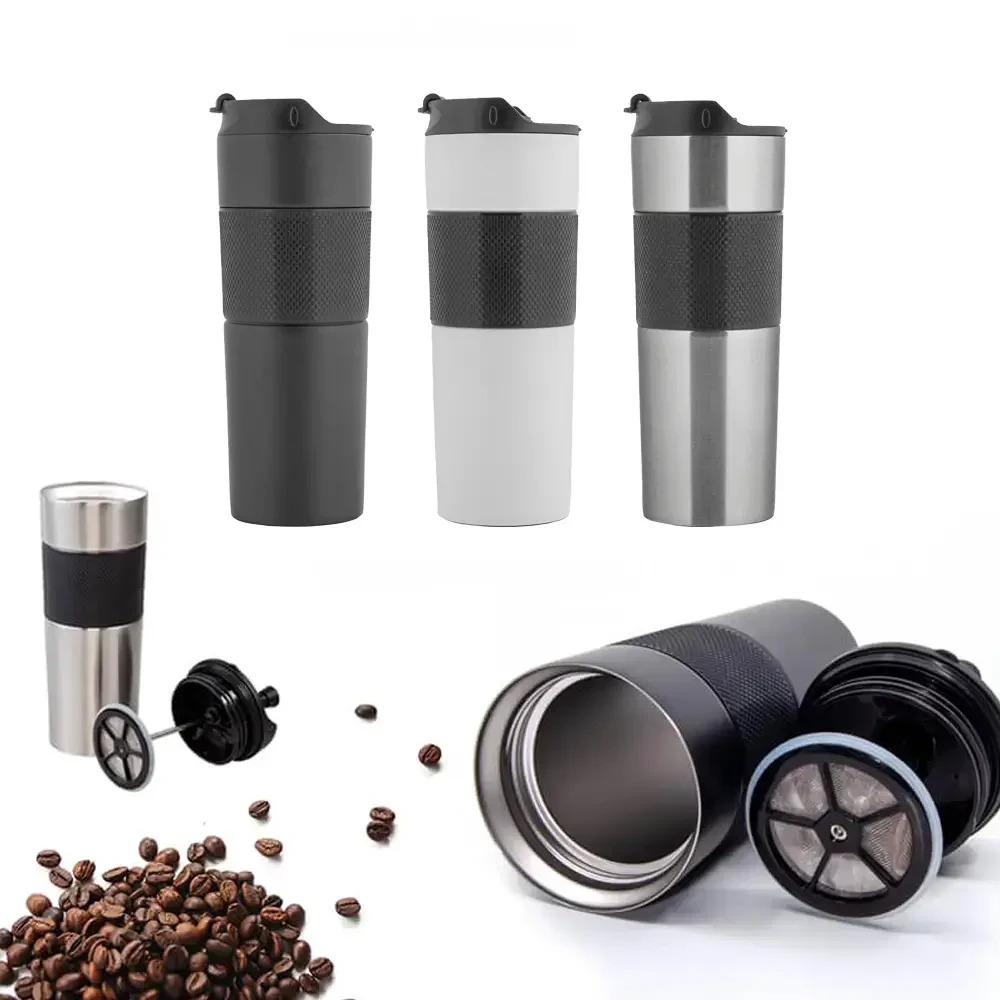 500 ML French Press Çelik Termos Promozone