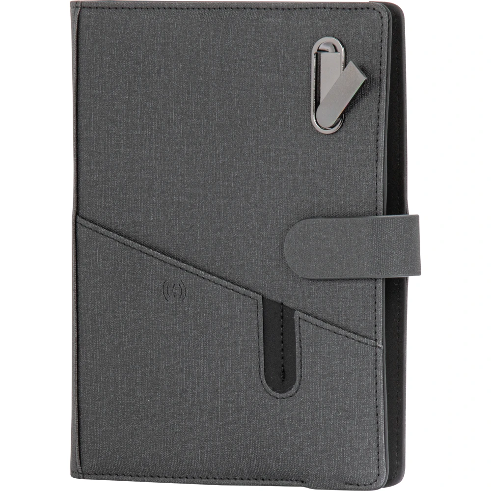 6.500 mAh Kablosuz Şarjlı Powerbank Organizer (Defter + 16 GB USB Bellek) Promozone
