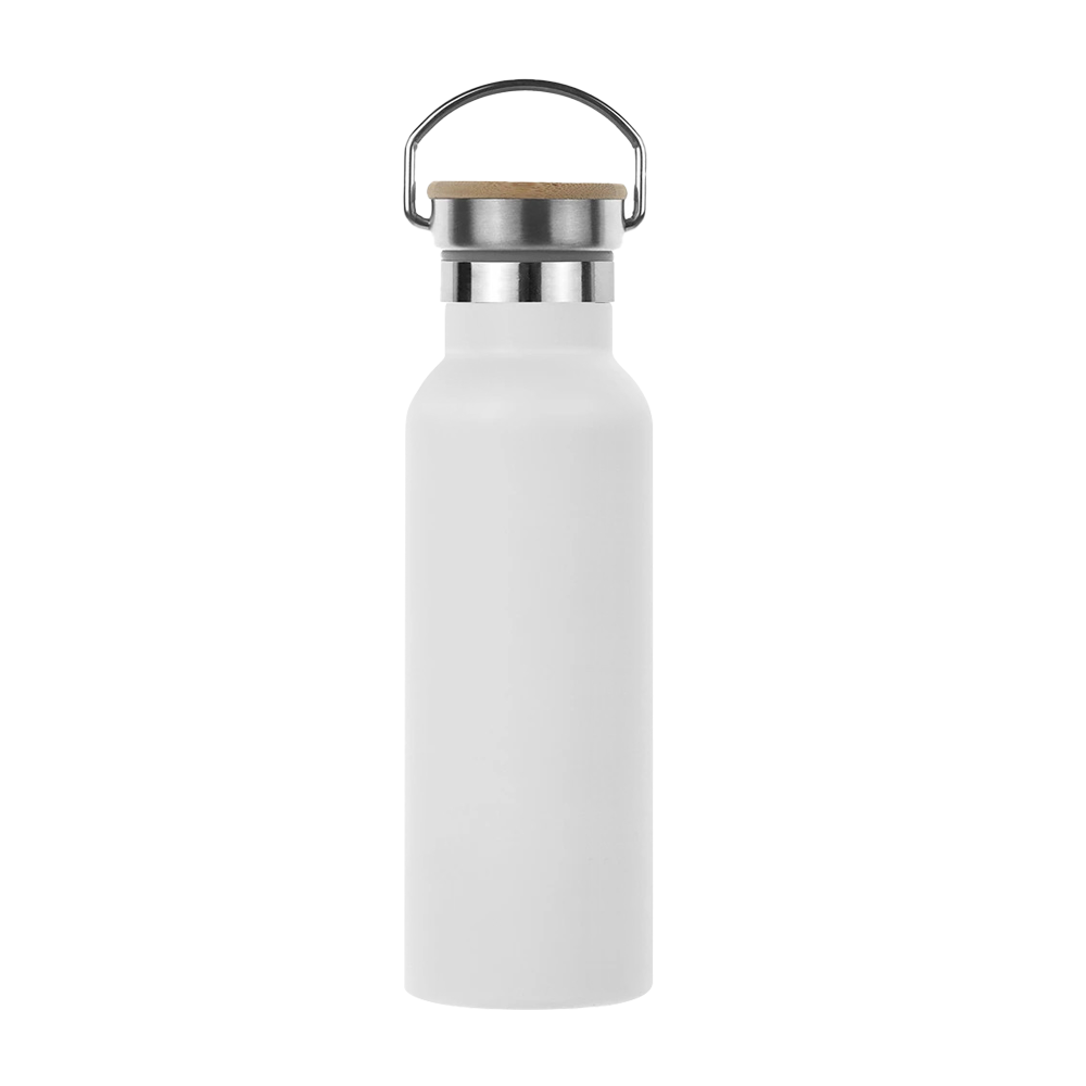 500 ml Bambu Kapaklı Paslanmaz Çelik Termos Promozone