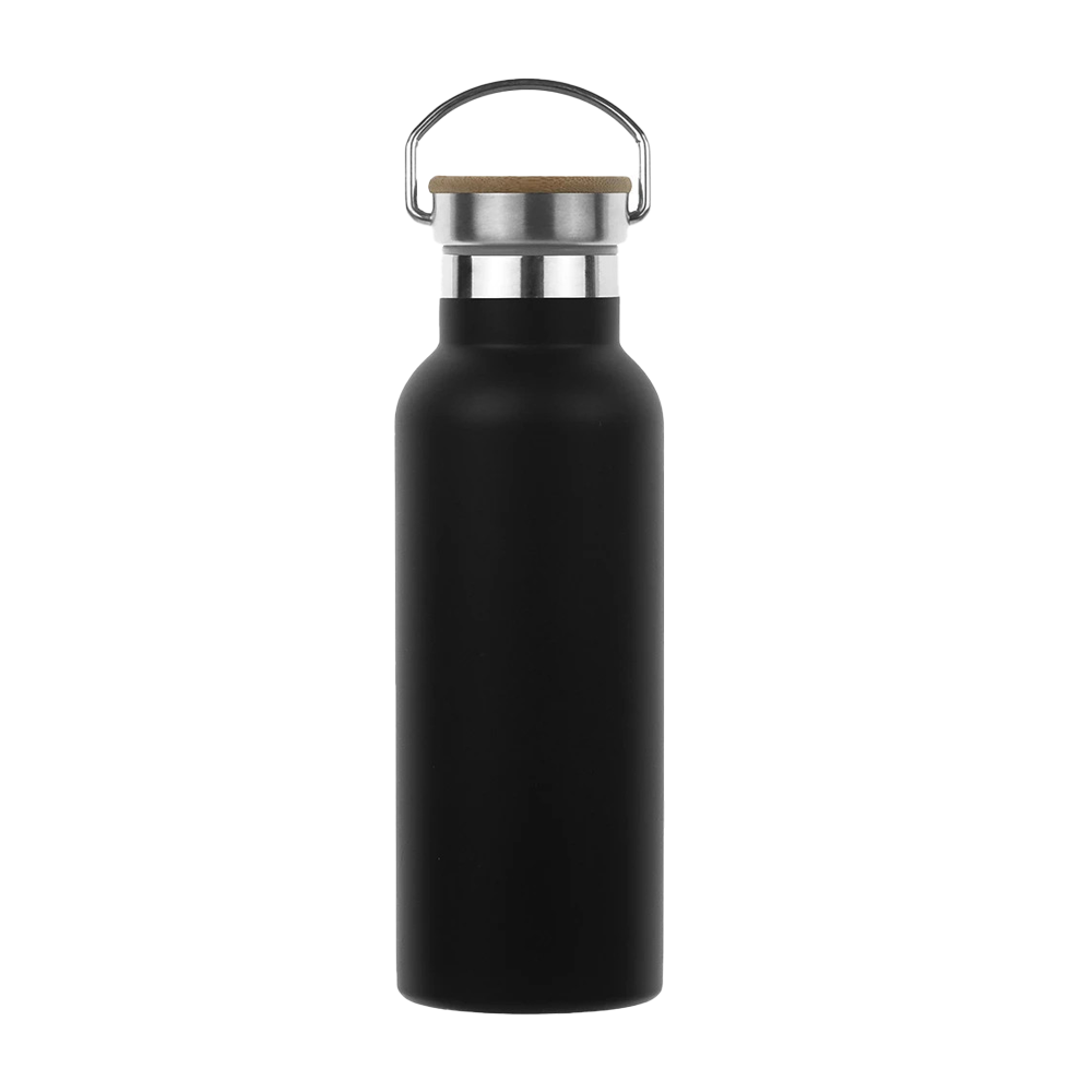 500 ml Bambu Kapaklı Paslanmaz Çelik Termos Promozone