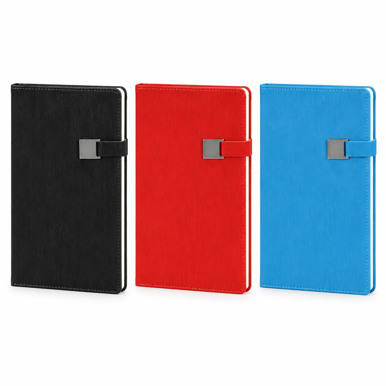 13×21 Termo Deri Defter & Metal Roller Kalem Kutulu Hediye Seti (Karton Kutu)