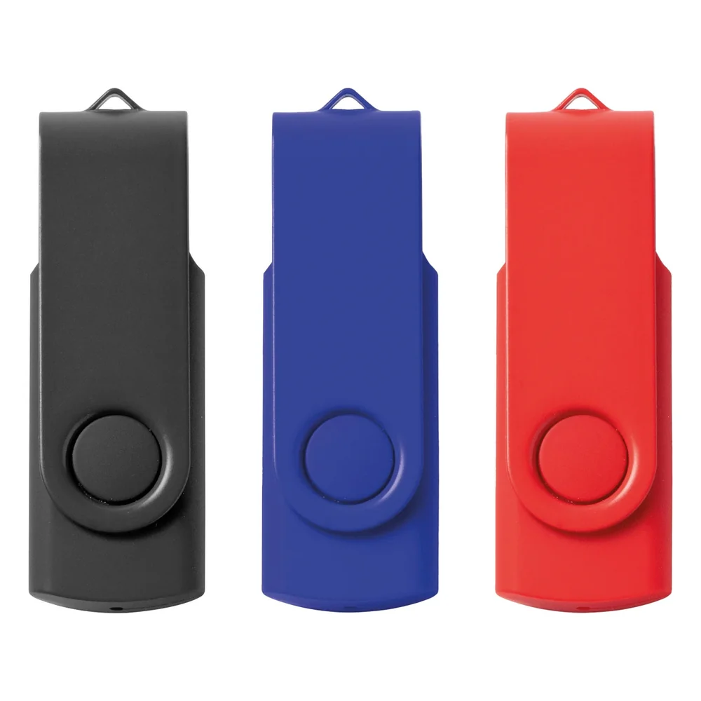 16 GB USB bellek: siyah, lacivert ve kırmızı renkler